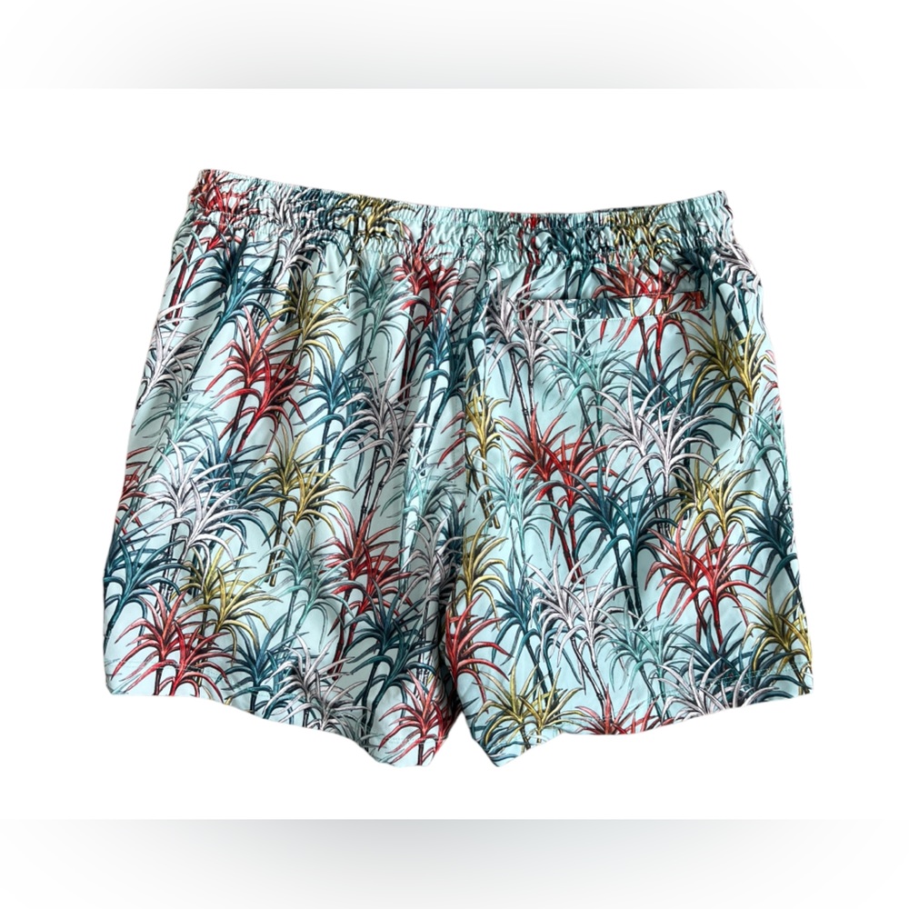 Palma Swim Trunk Men’s Size Small Tropical Pockets Drawstring liner 5” inseam